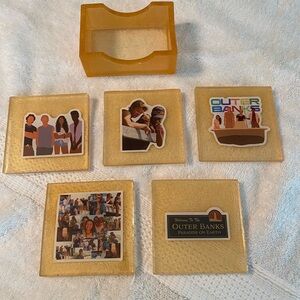 Outer banks coaster set of 5